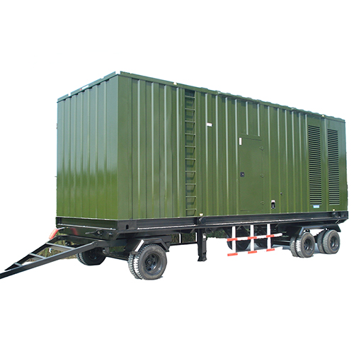 滨海会议移动集装箱型发电机组电站